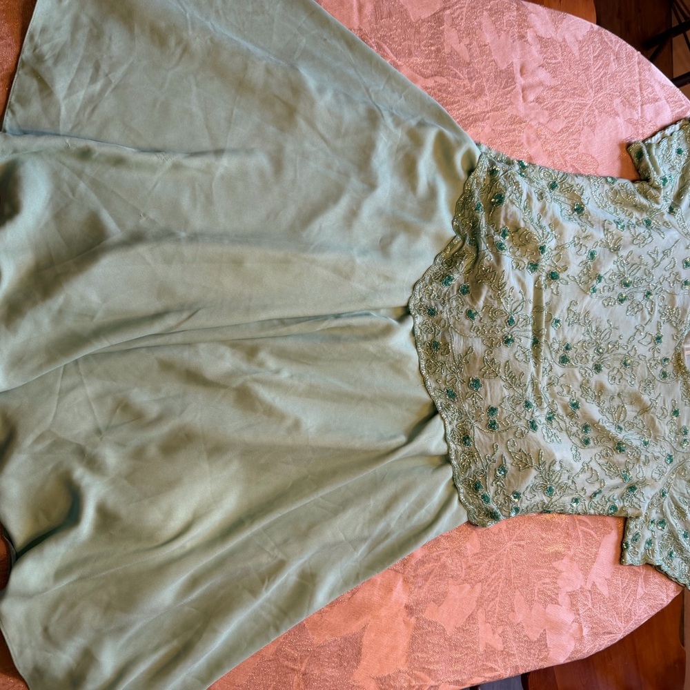 Roaman's Sage Green Dress
